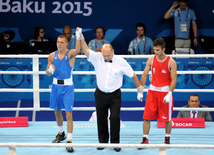 Bakı 2015: Kişilər arasında boks yarışının üçüncü gününə start verilib. Azərbaycan, 18 iyun 2015